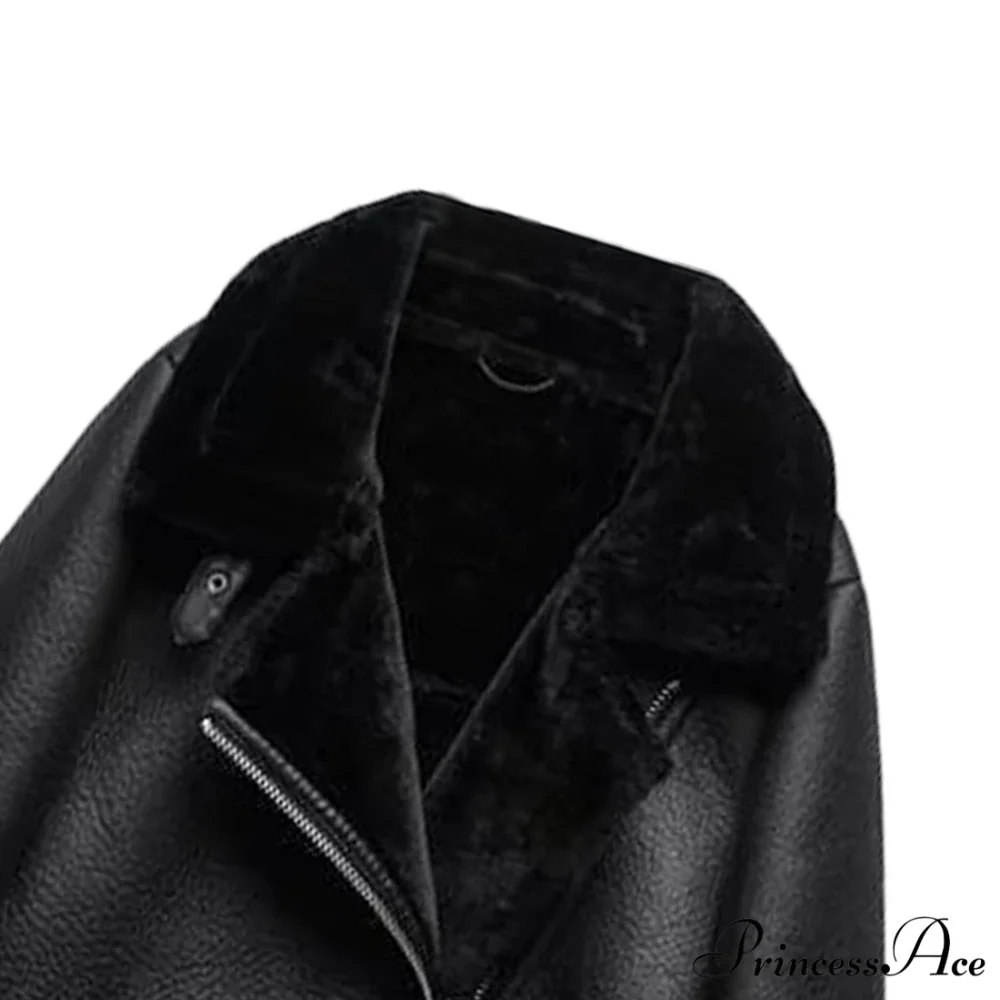New Faux Leather Double Sided Coat - Image 3