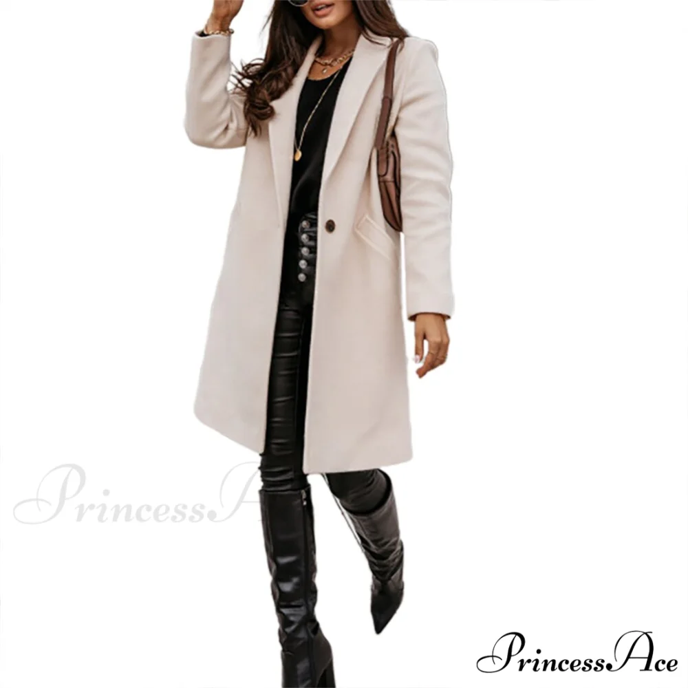 New Arrival Casual Pocket Lapel Overcoat - Image 5