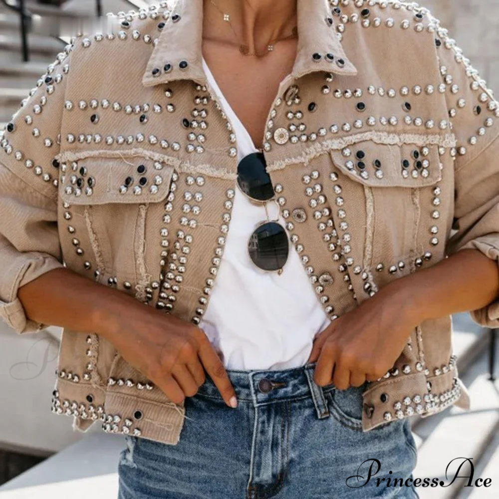 Outwear Studded Denim Coats - Image 4