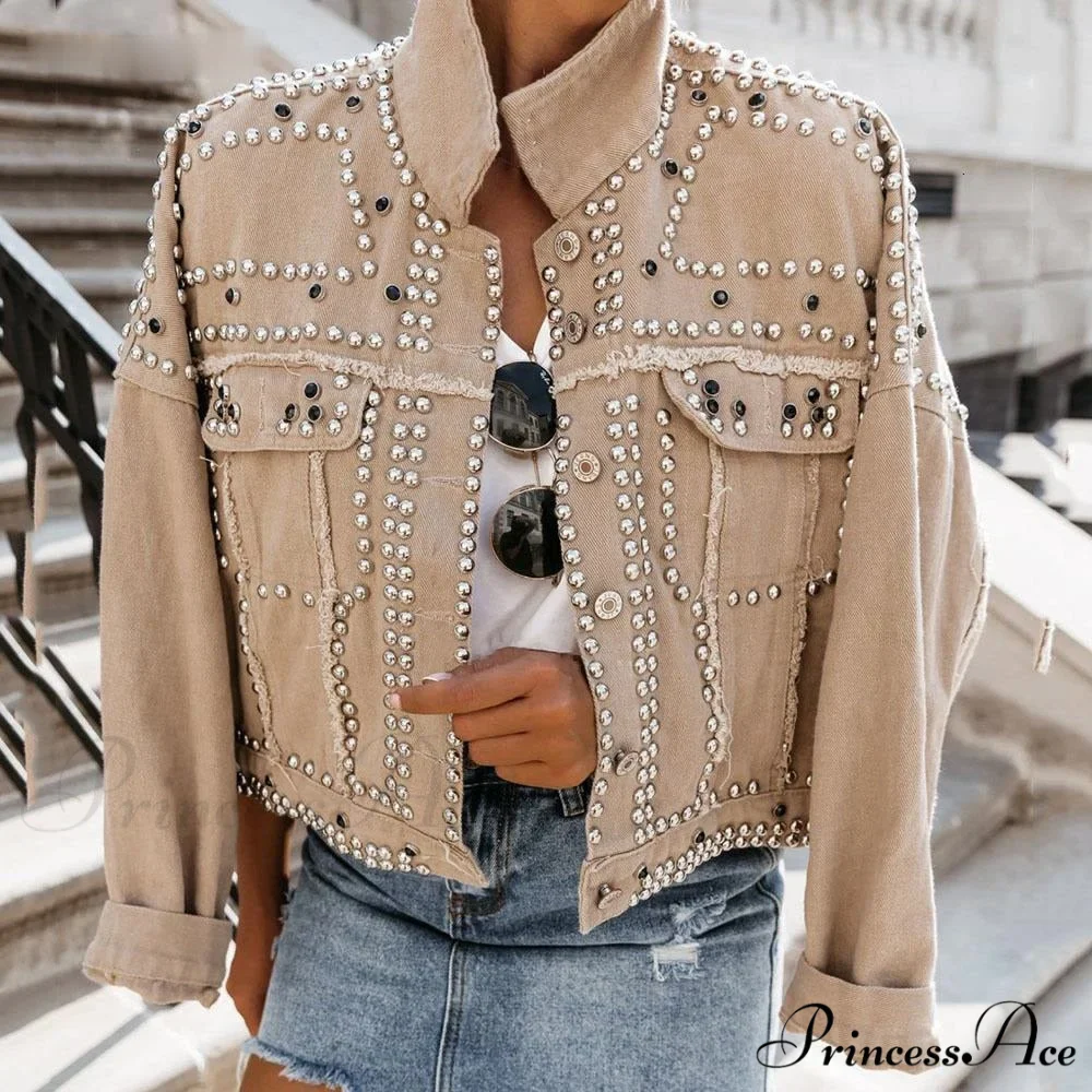 Outwear Studded Denim Coats - Image 5