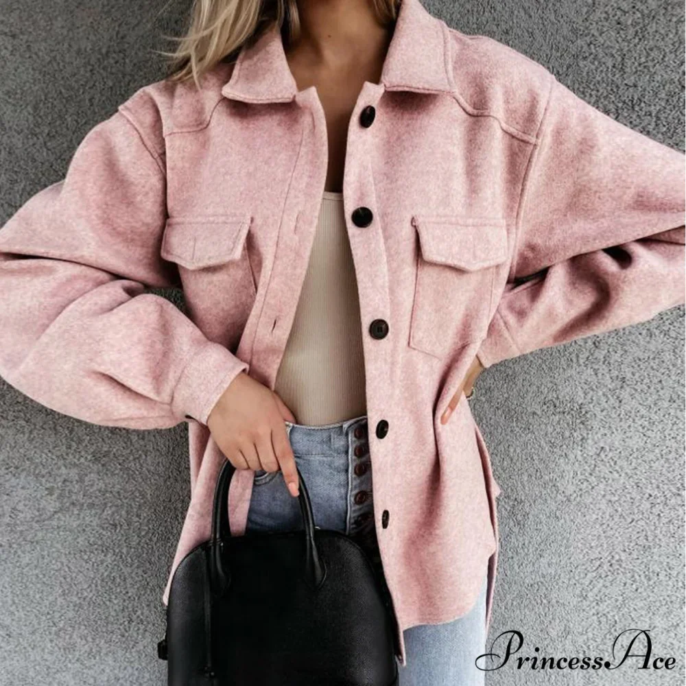 Casual Lapel With Belt Mid Long Coat - Image 3