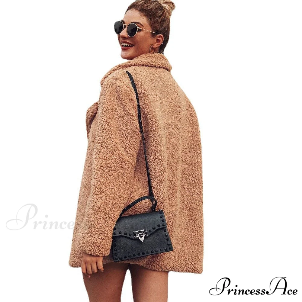 Soft Fur Fashion Plush Coat - Image 4