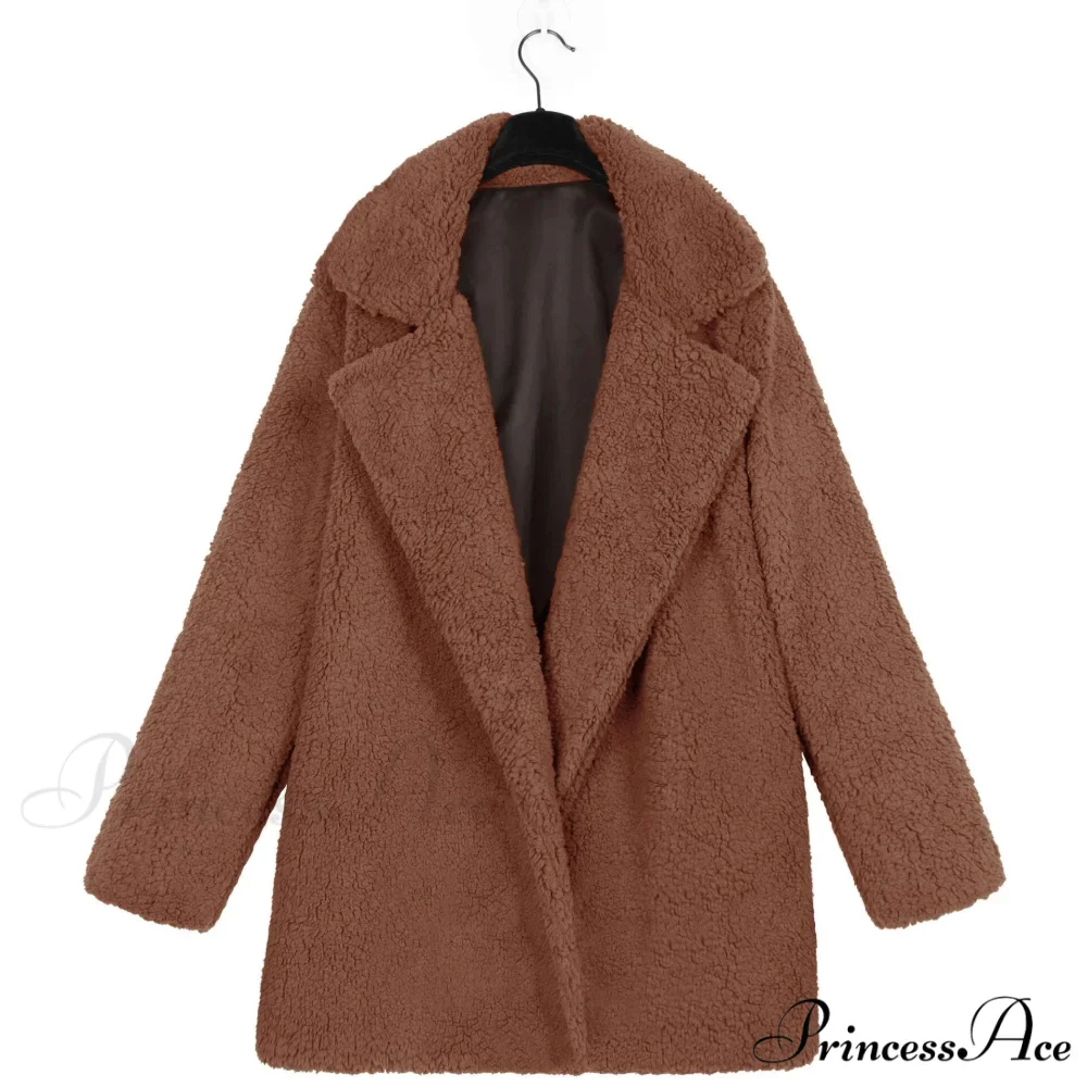 Soft Fur Fashion Plush Coat - Image 6