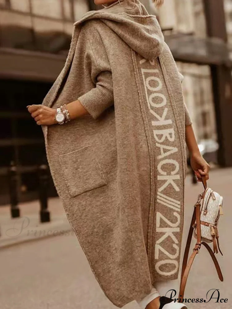 Loose Long Knit Cardigan Coats - Image 5