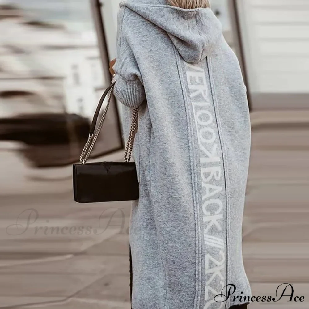 Loose Long Knit Cardigan Coats - Image 6