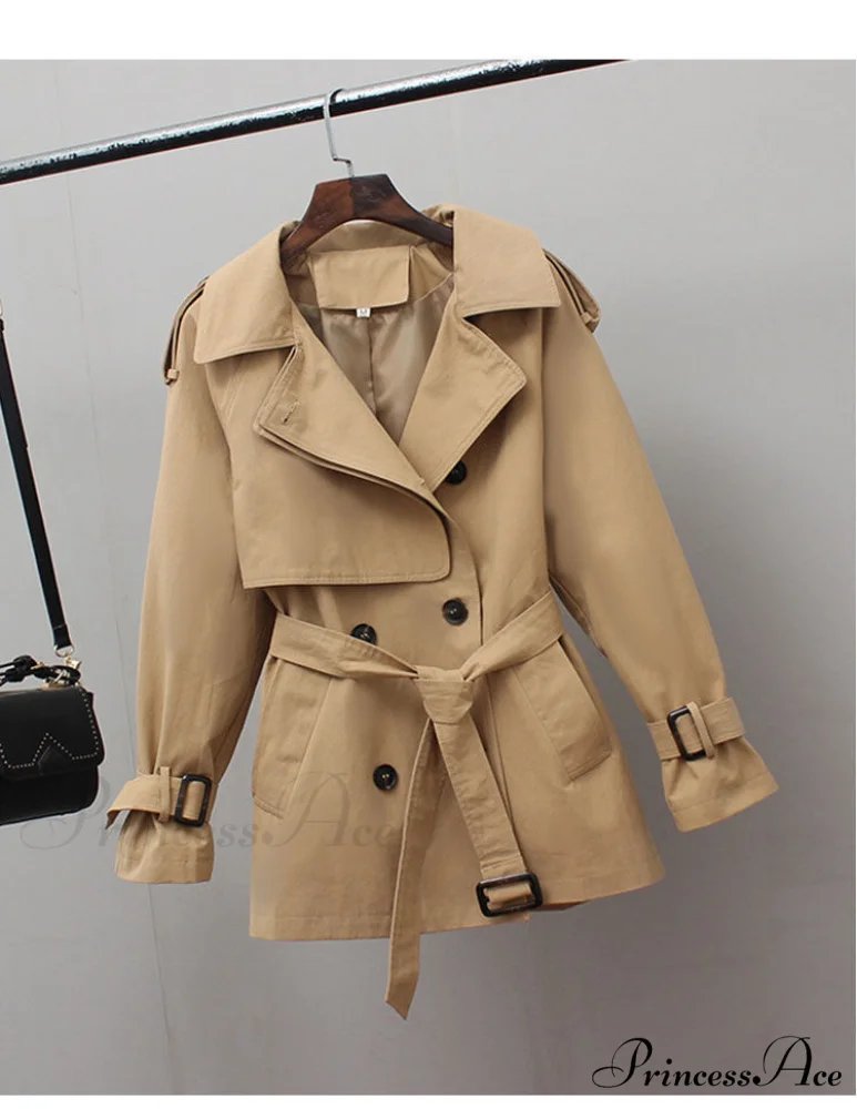 Temperament Windbreaker Trench Coat - Image 4