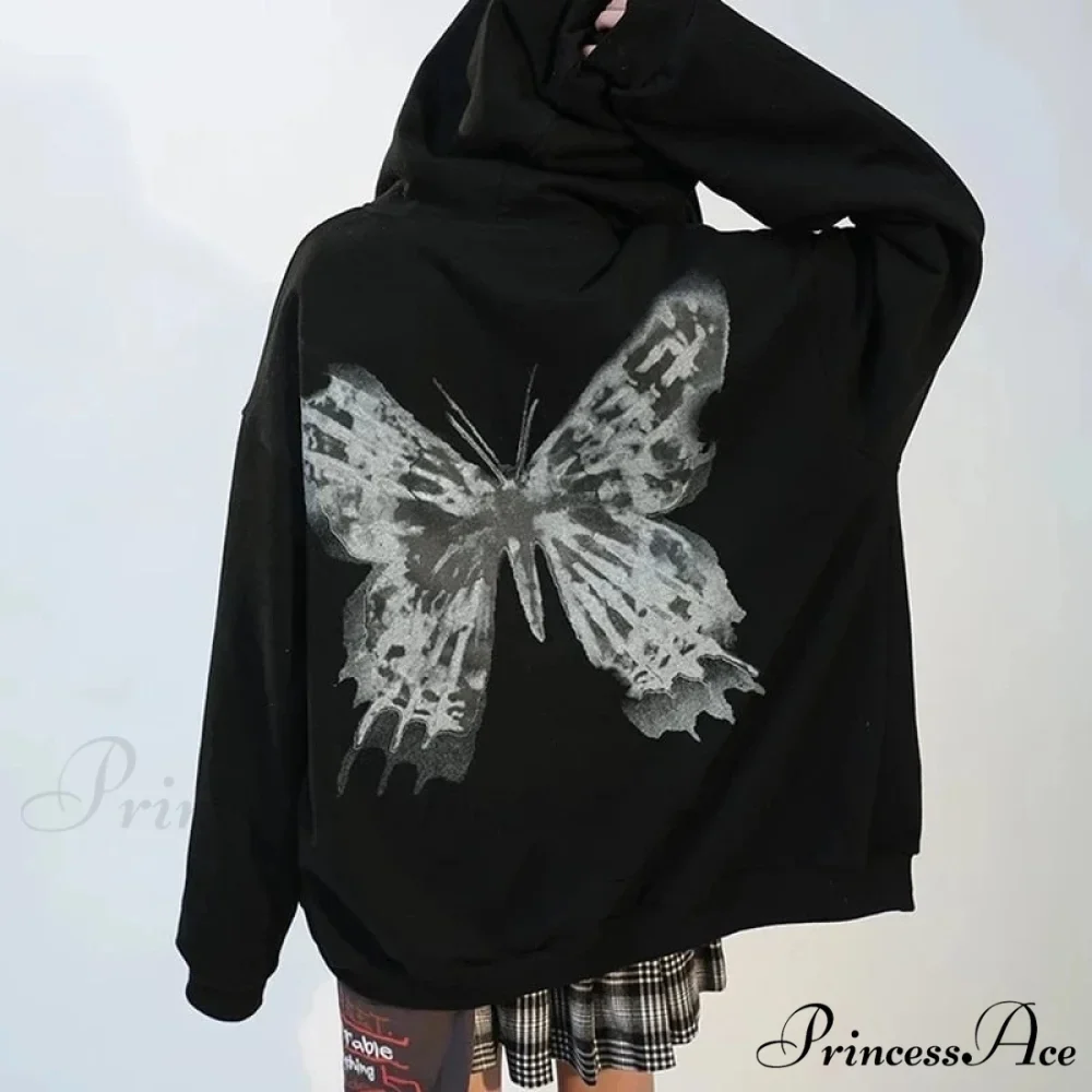 Y2K Butterfly Print Hoodies - Image 5
