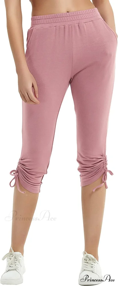 Sweatpants Capri Pants Cropped Joggers Yoga Slim Fit Pants - Image 10
