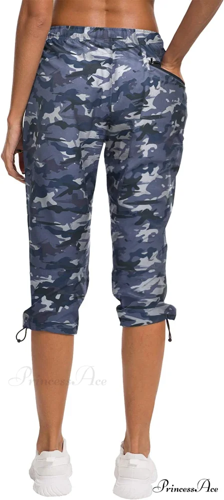 Hiking Capris Pants Outdoor Quick Dry Cargo Cropped Pants - Image 2