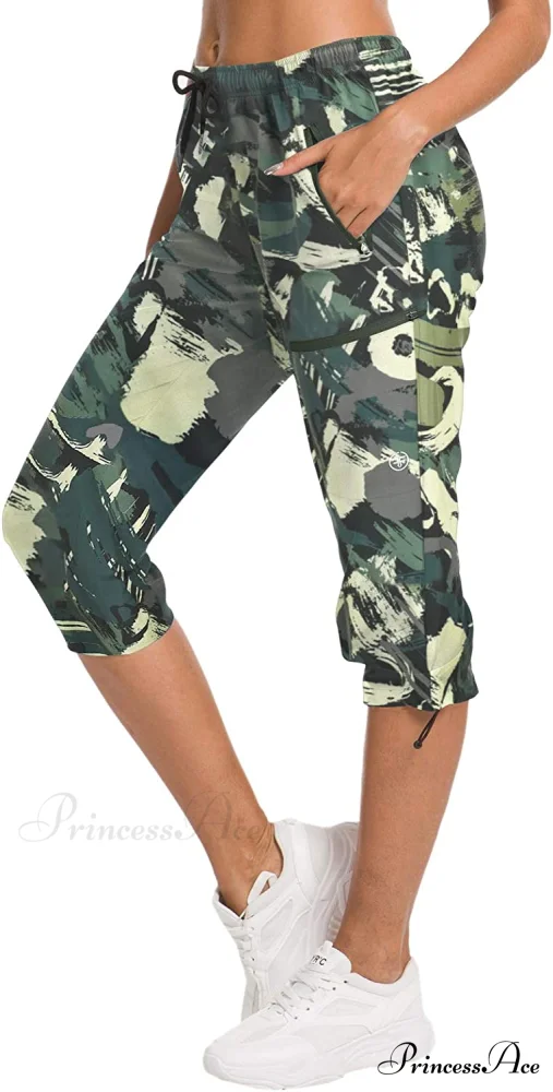 Hiking Capris Pants Outdoor Quick Dry Cargo Cropped Pants - Image 31