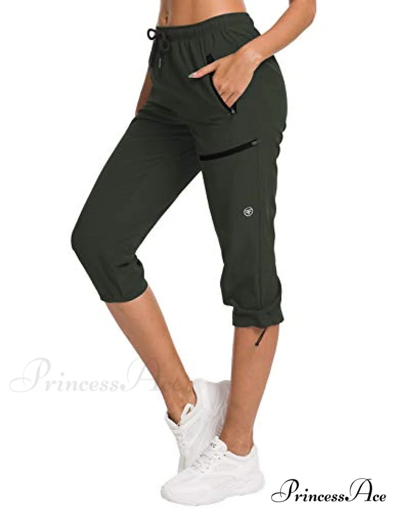 Hiking Capris Pants Outdoor Quick Dry Cargo Cropped Pants - Image 8