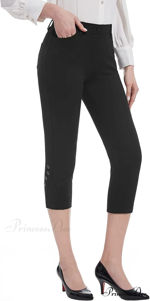 Tapata Capri for Women Crop Dress Pants Business Capris - Image 8