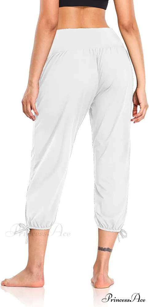 Loose Workout Sweatpants Comfy Lounge Joggers Capri Pants - Image 13