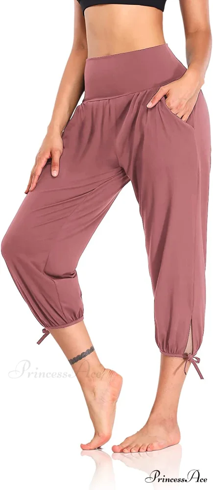Loose Workout Sweatpants Comfy Lounge Joggers Capri Pants - Image 15