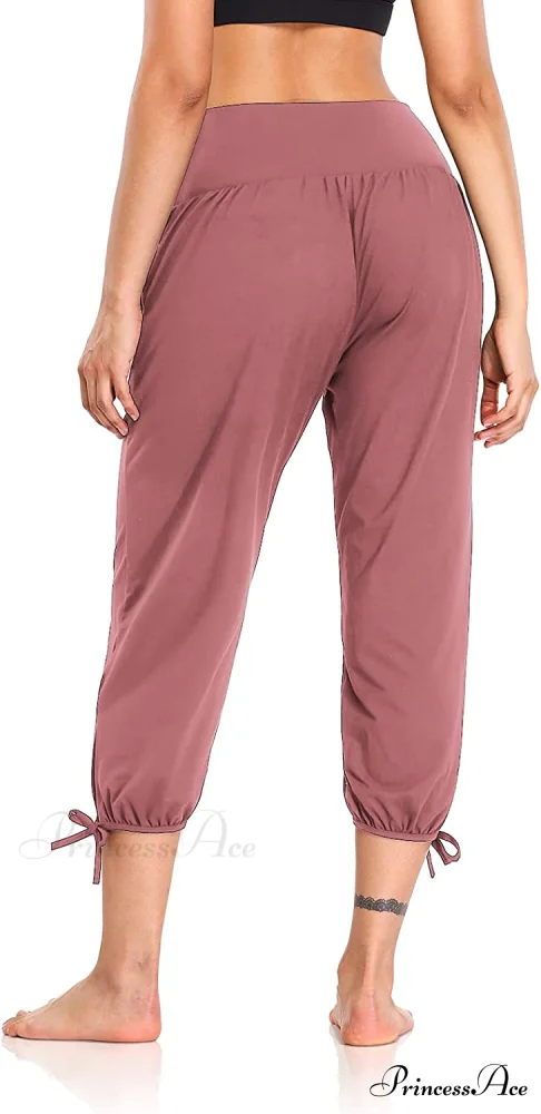 Loose Workout Sweatpants Comfy Lounge Joggers Capri Pants - Image 16