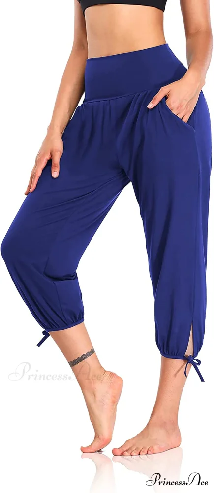 Loose Workout Sweatpants Comfy Lounge Joggers Capri Pants - Image 20