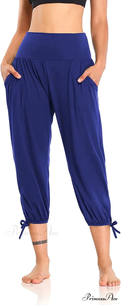 Loose Workout Sweatpants Comfy Lounge Joggers Capri Pants - Image 21