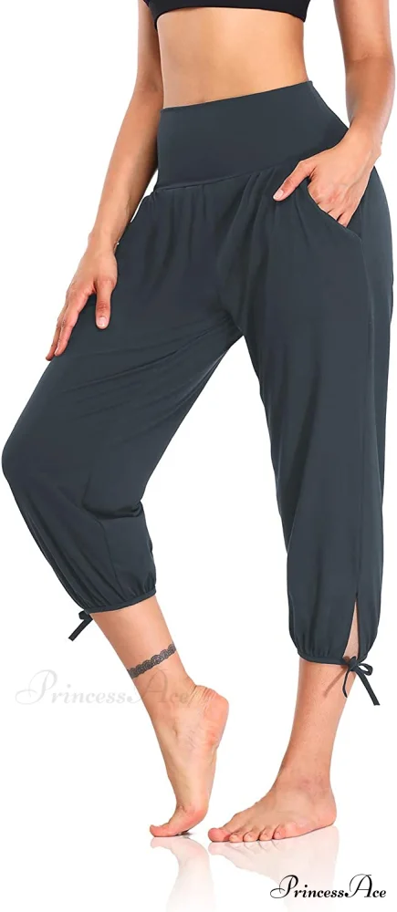 Loose Workout Sweatpants Comfy Lounge Joggers Capri Pants - Image 25