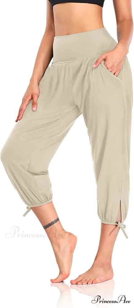 Loose Workout Sweatpants Comfy Lounge Joggers Capri Pants - Image 26