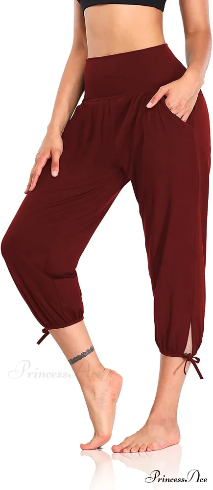 Loose Workout Sweatpants Comfy Lounge Joggers Capri Pants - Image 29