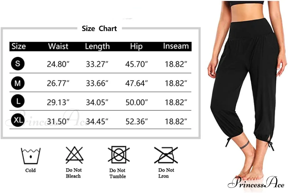 Loose Workout Sweatpants Comfy Lounge Joggers Capri Pants - Image 6