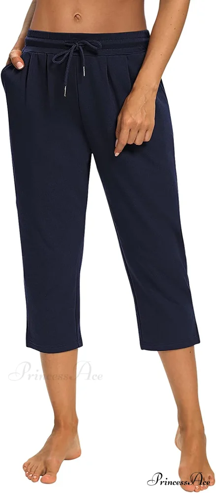 Sarin Mathews Womens Loose Capri Yoga Pants - Image 12