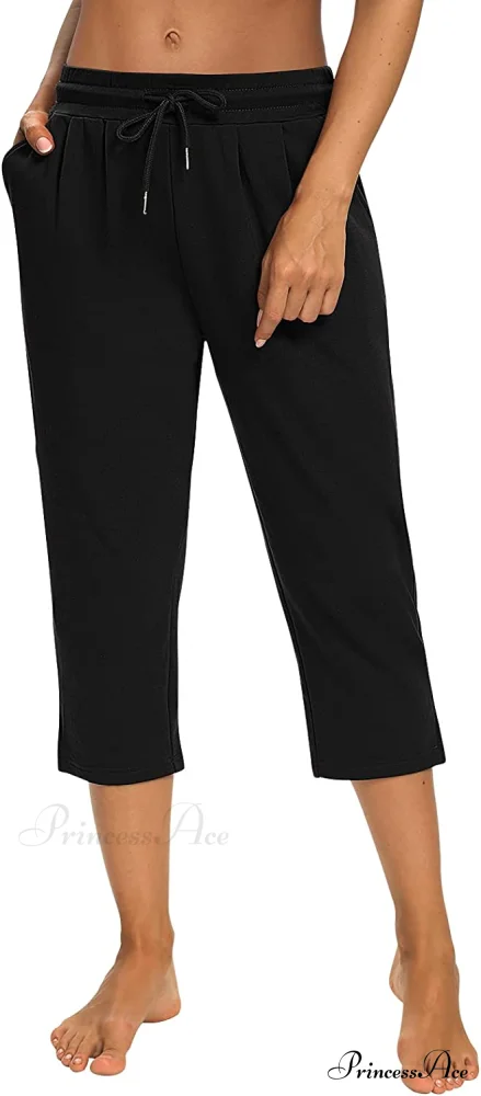 Sarin Mathews Womens Loose Capri Yoga Pants - Image 2
