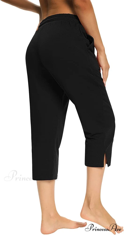 Sarin Mathews Womens Loose Capri Yoga Pants - Image 3