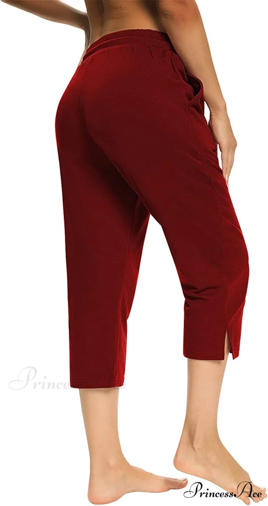 Sarin Mathews Womens Loose Capri Yoga Pants - Image 7