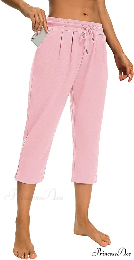 Sarin Mathews Womens Loose Capri Yoga Pants - Image 8