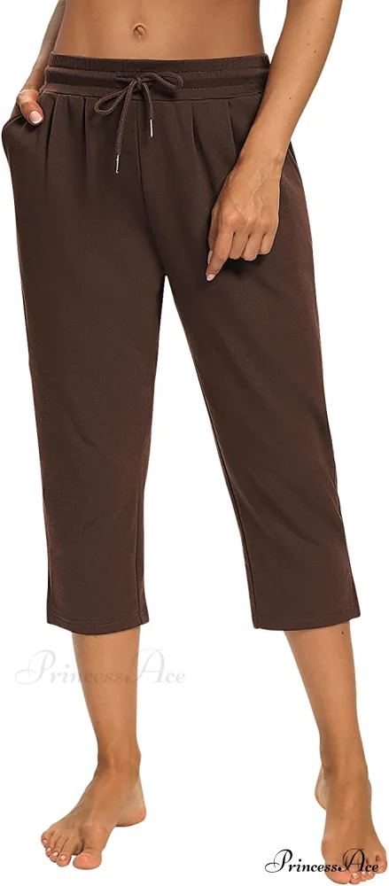 Sarin Mathews Womens Loose Capri Yoga Pants - Image 9