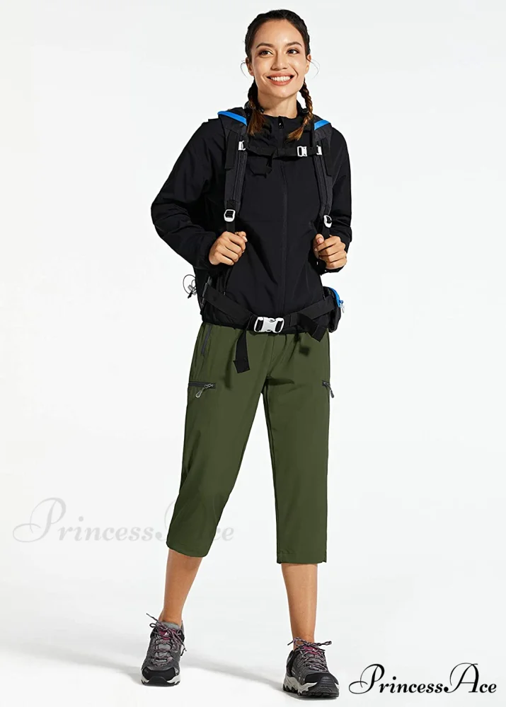 Cargo Hiking Pants Lightweight Quick Dry Capri Pants - Image 10