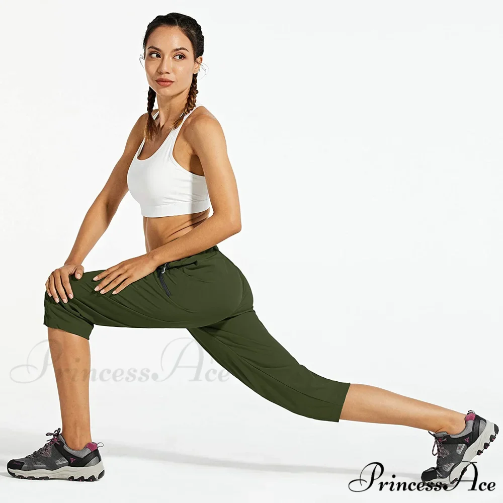 Cargo Hiking Pants Lightweight Quick Dry Capri Pants - Image 11