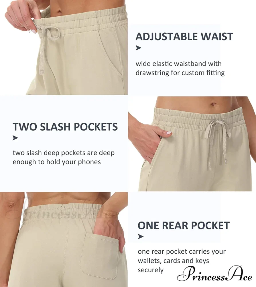 Women Capris Wide Leg Casual Jersey Sweat Pants - Image 5