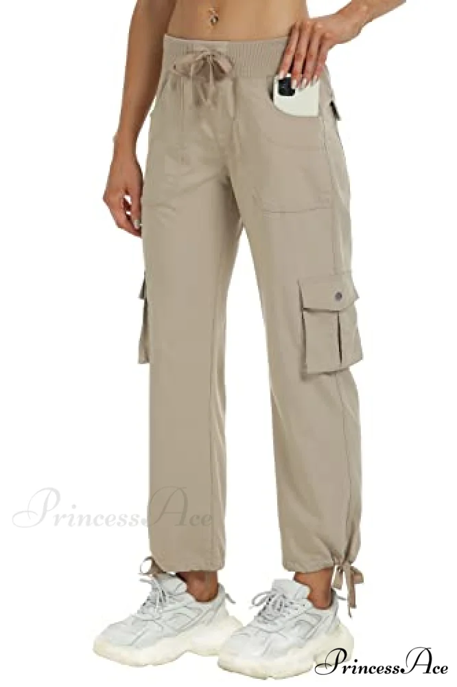 Loose Hiking Pants Lightweight Quick Dry Outdoor Cargo Capris - Image 16