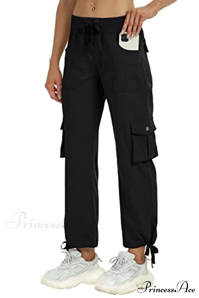 Loose Hiking Pants Lightweight Quick Dry Outdoor Cargo Capris - Image 17