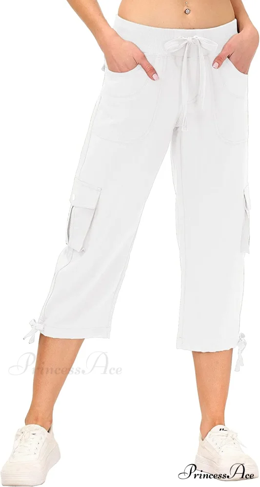 Loose Hiking Pants Lightweight Quick Dry Outdoor Cargo Capris - Image 2