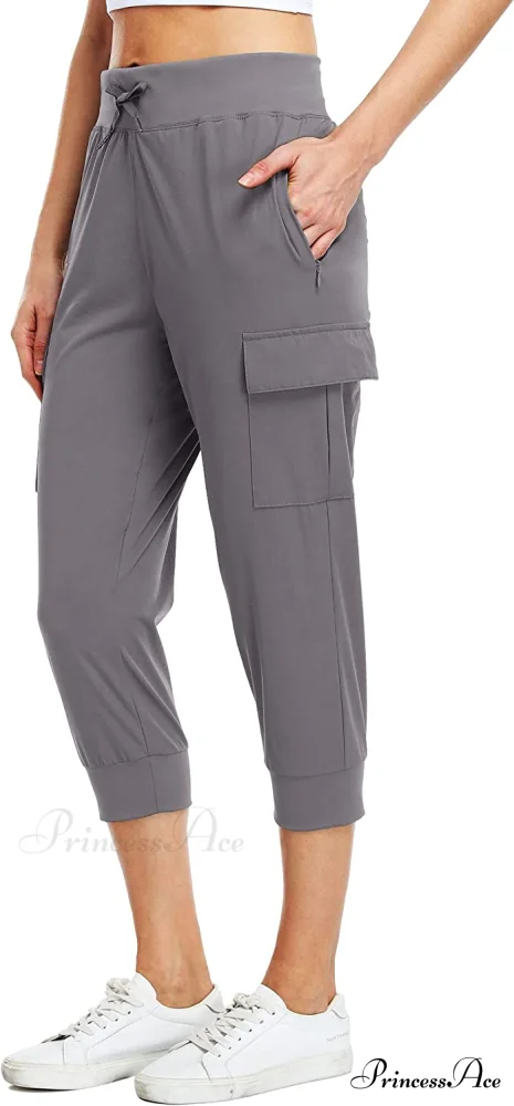 Cargo Hiking Capris Quick Dry Lightweight Outdoor Pants - Image 20
