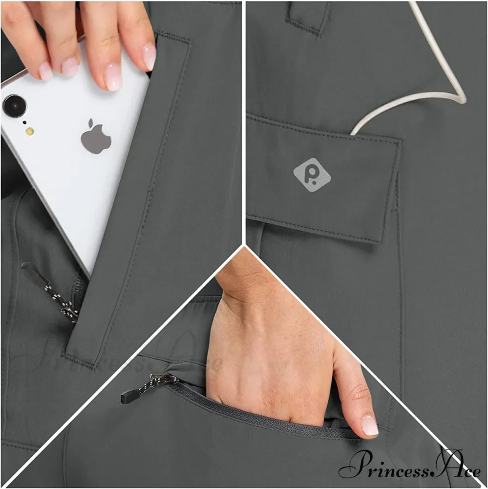 Cargo Hiking Pants Lightweight Joggers Quick Dry Capris - Image 18