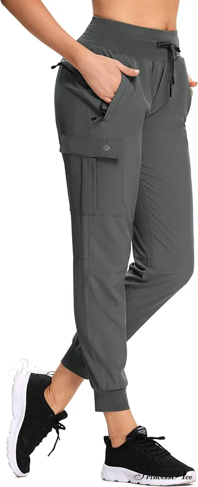 Cargo Hiking Pants Lightweight Joggers Quick Dry Capris - Image 44