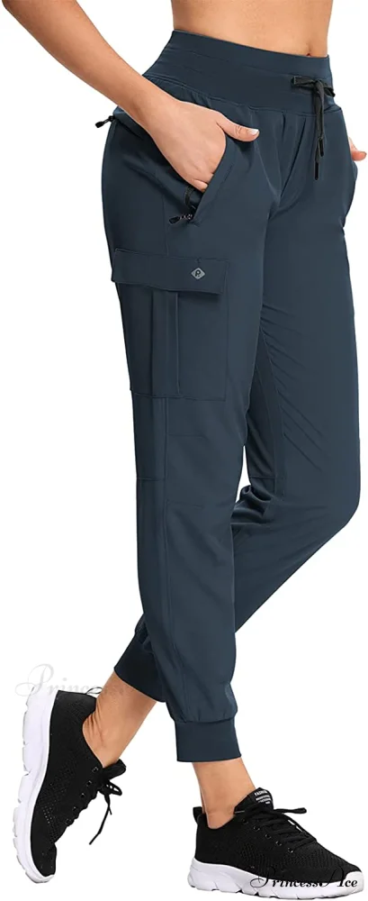Cargo Hiking Pants Lightweight Joggers Quick Dry Capris - Image 55