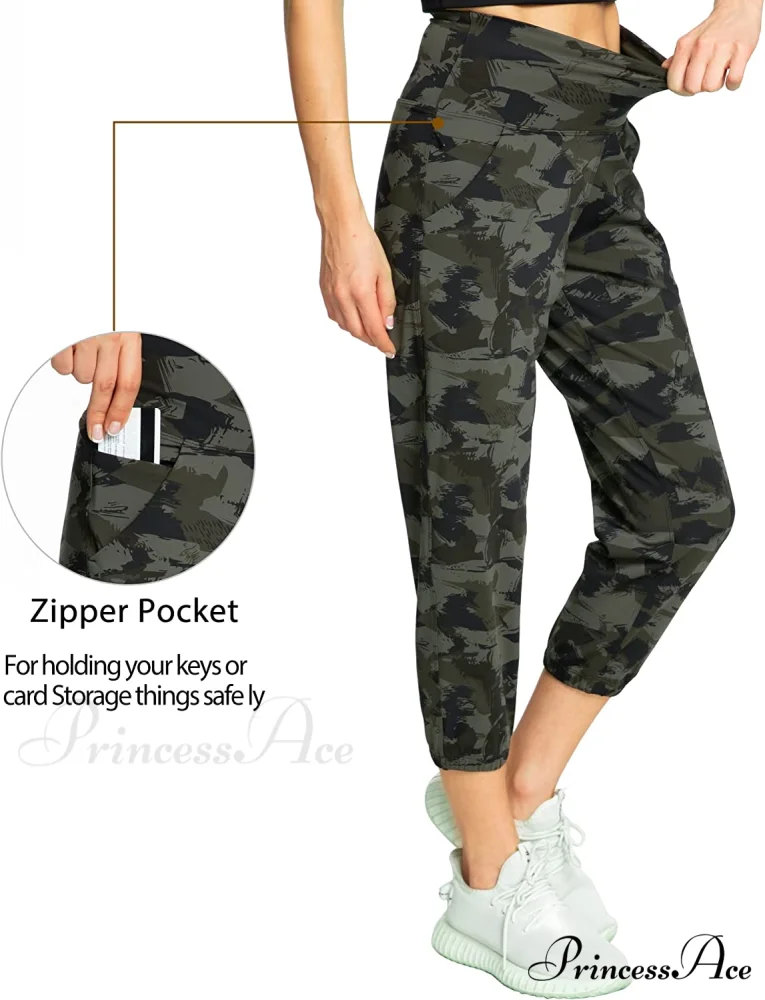 Women's Joggers with Pockets High Waisted Athletic Sports Pants - Image 3
