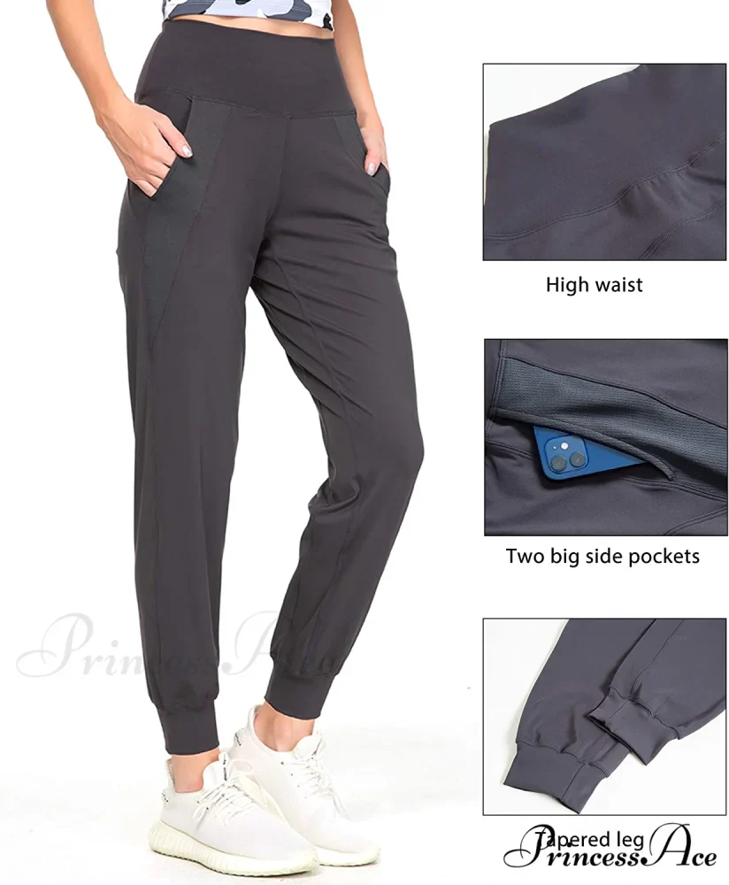 Women's Joggers with Pockets High Waisted Athletic Sports Pants - Image 32