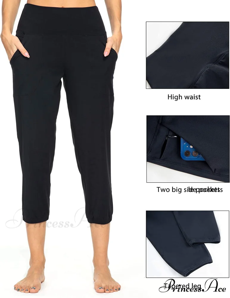 Women's Joggers with Pockets High Waisted Athletic Sports Pants - Image 35