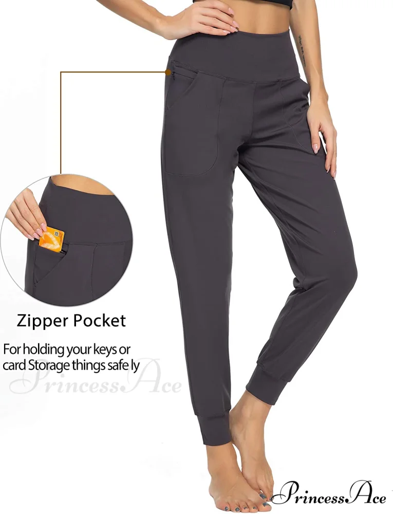 Women's Joggers with Pockets High Waisted Athletic Sports Pants - Image 40