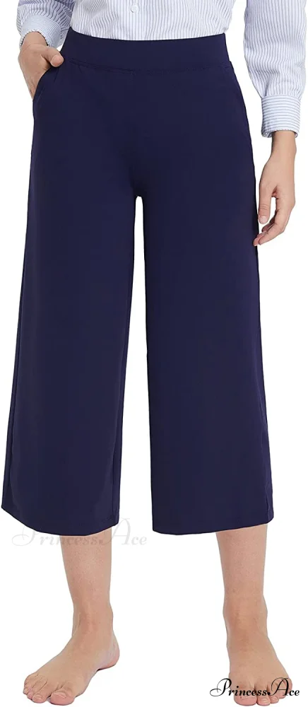 Capri Pants for Women Casual Pull On Yoga Dress Capris - Image 16