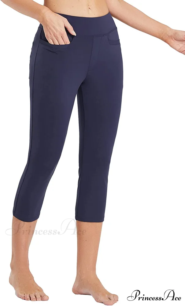 Capri Pants for Women Casual Pull On Yoga Dress Capris - Image 21