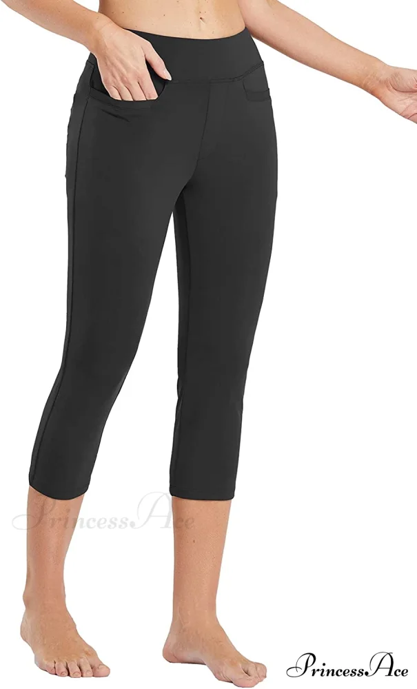 Capri Pants for Women Casual Pull On Yoga Dress Capris - Image 22