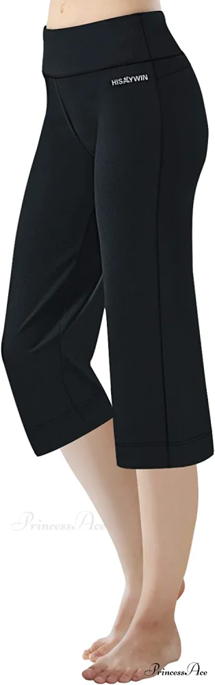 Capri Petite Regular Tall Length Women's Straight Leg Yoga Pants - Image 3
