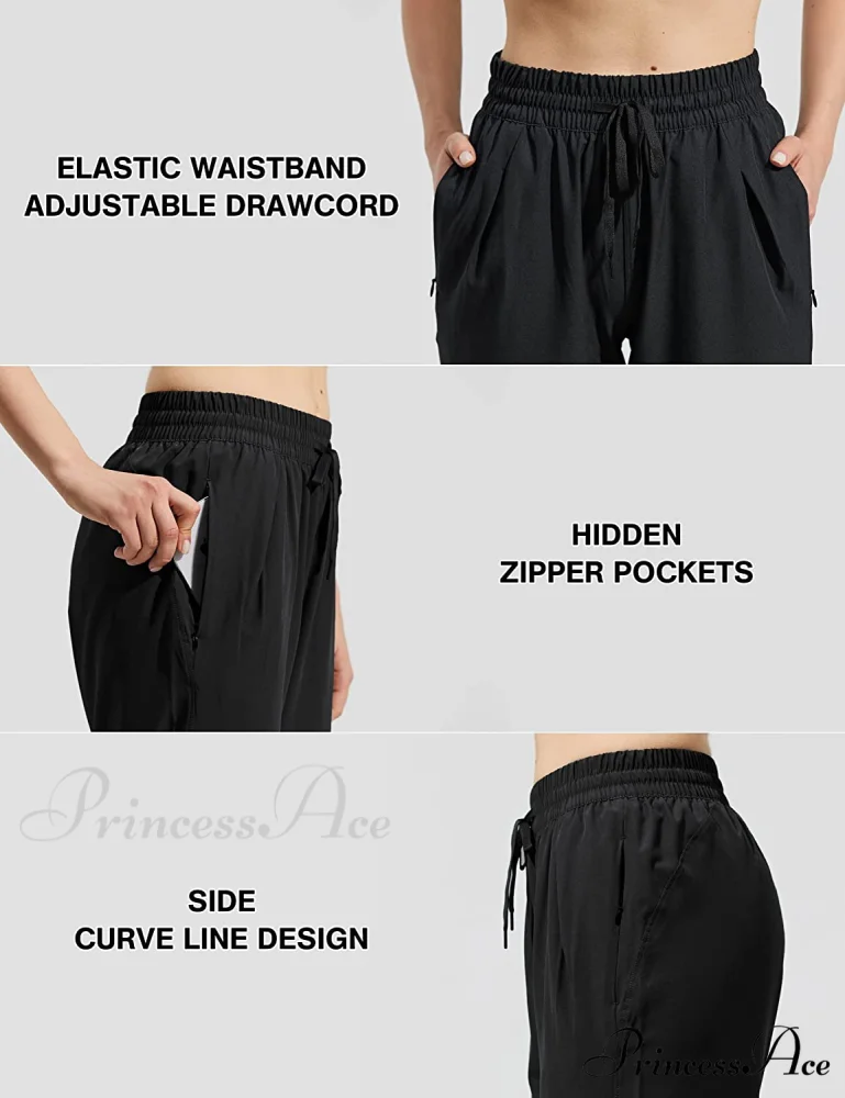 Capri Pants Wide Leg Lightweight Quick Dry Comfy Lounge Sweatpants - Image 5